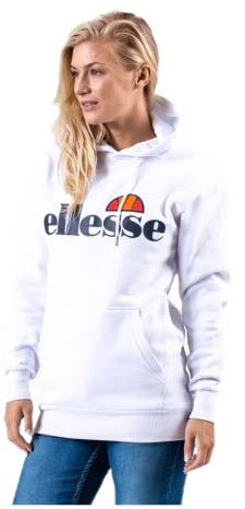 Ellesse Damen Torices Kapuzenpullover, Weiß (White), 34 (XXS)