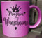 Prinzessin Tasse mit Name, Mädchen Geschenk, Namenstasse, Glitzertasse Pink, Personalisierte Geschenke mit Wunschname