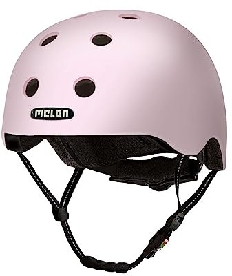 Melon »Tokyo« Leichter und Cooler Fahrradhelm für Damen, Herren und Kinder mit maximalem Schutz Größe XXS-S (46-52 cm) Rosa Pink Pastell Einfarbig …