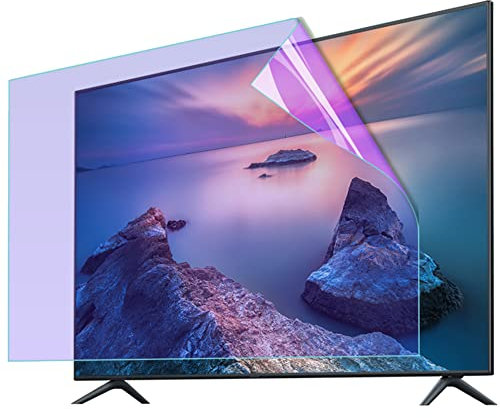 KELUNIS Proteggi Schermo TV da 75 Pollici, Antiriflesso Smerigliato/antiluce Blu/Antipolvere Pellicola filtrante Allevia l'affaticamento degli Occhi per Smart TV 4K LED Samsung, LG