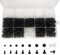 FANGZIDM 346 Stück Sicherheitsaugen mit Unterlegscheiben 5-12mm Schwarz Kunststoff Spielzeugaugen für Puppenherstellung Spielzeuge Zubehör DIY