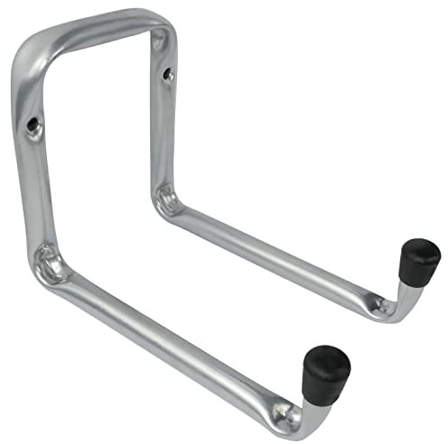 AERZETIX - C58678 - Gancho universal de almacenamiento doble 110x150x45mm - soporte de bicicleta de pared - en acero perfil tubular - suspensión colgante garaje taller