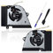 Lot de 2 ventilateurs de rechange pour ordinateur portable ASUS Rog Zephyrus G14 GA401 GA401I GA401IV GA401IU GA401IH GA401II DFSCK22105182H FMBB DFSCK22115181H FMBC 12 V 1 A Outils de réparation