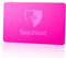 Spyshield 2X RFID Blocker Karte NFC Schutzkarte mit Störsender, Pink