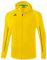 Erima Unisex Erwachsene Erwachsene Liga Star Trainingsjacke mit Kapuze (1032332), gelb/schwarz, M
