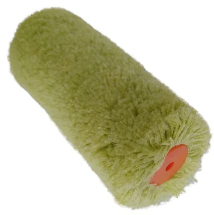 Quercos Rullo di ricambio per facciate con filo verde di 12 cm - rullo per supporto di asta Ø6 mm - rullo Midi - diametro interno del nucleo Ø30 mm