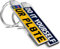 Personalised UK Registration Number Plate Keyring – Custom Car Number Plate with Name Image or Photo – Double-Sided Metal License Plate Keychain Mini Number Plate Creative DIY Gift for Him or Her