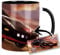 Knight Rider Kitt Tasse Innen & Henkel Schwarz Keramikbecher Mug