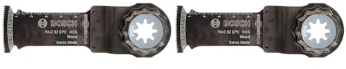 Bosch Professional Plunge Saw Blade PAIZ 32 EPC (Wood, Accessory for Multitool StarlockPlus and StarlockMax) (Pack of 2)