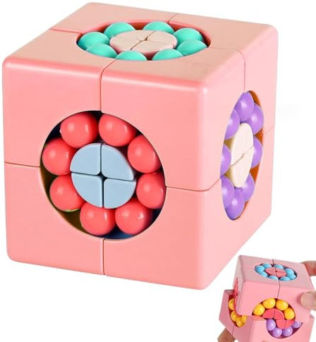 YUDANSI Geschwindigkeitswürfel Rotierendes Fingerwürfel Spielzeug, Zauberwürfel Fingerwürfel Geigen Zappelspielzeuge, Partytütenfüller Weihnachten Geburtstag Neujahr Geschenk Für Kinder Erwachsene