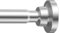 AIZESI Silberfarbene Duschvorhangstange, 91,4-160,2 cm, verstellbare Federspannstange für Badezimmer, rutschfeste Spannstange, ausziehbar, ohne Bohren, Spannstange aus Edelstahl.