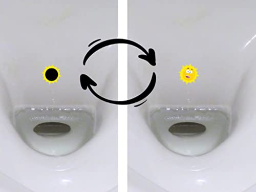 10 x Toilettentrainer SONNE/WC Sticker für das Töpfchen/damit Kinder besser in die Toilette zielen und treffen/Sticker für WC