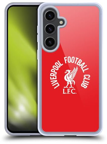 Head Case Designs Offizielle Liverpool Football Club LFC Weiss Und Rot Liver Bird Soft Gel Handyhülle Hülle kompatibel mit Samsung Galaxy S24+ 5G