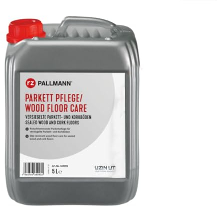 RZ Pallmann Parkett Pflege für versiegelte Parkettböden und Korkböden, 5 Liter