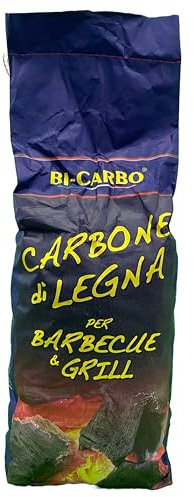 CARBONE DI LEGNA PER BARBECUE E GRILL 5 Kg