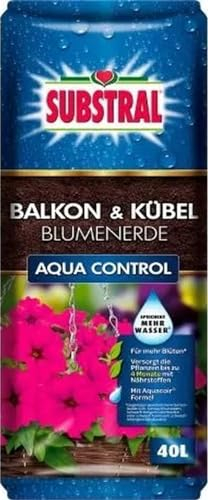 40 l Substral Balkon+Kübel Blumenerde Aqua Control