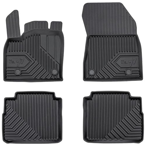MOTOS Tapis de Sol Caoutchouc pour Nissan X-Trail IV Depuis 2021 Améliorez Votre Confort de Voyage avec Le Tapis Noir antidérapant Auto No.77- Tapis Voiture Tous Temps pour Voiture, Protection Contre
