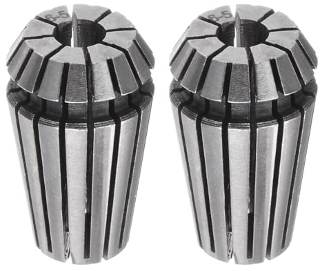 QUARKZMAN 2pz ER16 6mm Mandrino con Pinze a Molla Alta Precisione 0,015mm per Macchine Incisione CNC Tornio Fresatrice