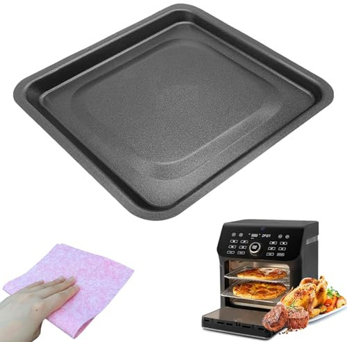 ALJ Air Fryer Drip Tray for 10QT COSORI Air Fryer Toaster Oven Combo, Upgraded Nonstick Air Fryer Drip Pan, Oven Oil Drip Pan Tray, Crumb Tray Pan for 10QT COSORI Air fryers, Dishwasher Safe