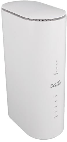 ASHATA Router 5G Globale, Router WiFi6 Hotspot Mobile 5G, Router Internet Dual Band 2.4G 5.8G Fino a 32 Utenti, Router LAN 5G Gigabit 1000Mbps per Viaggi, Router CPE 5G con Slot per