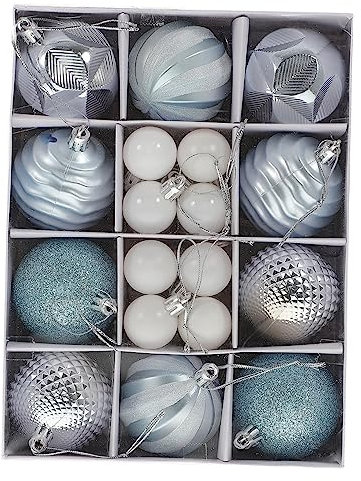 Cabilock 26 Stück Weihnachtskugeln Weihnachtsbaum Hängedekoration Dekorationen Für Salas De Casa Weihnachtsbaum Dekorationen Weihnachts Hängeornament Helle Hausdekorationen Für