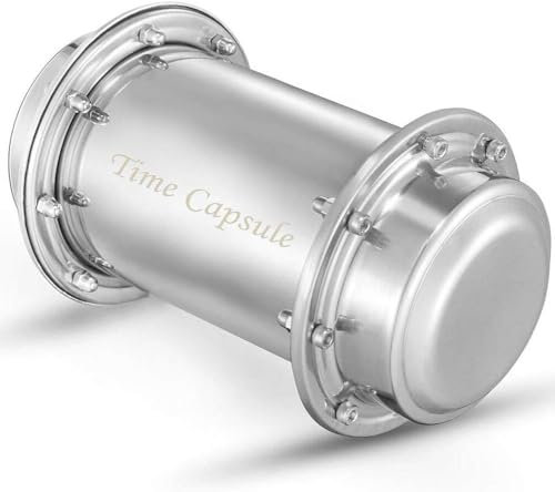 pobowlgarls Time Capsule Récipient étanche en acier inoxydable (19 cm)