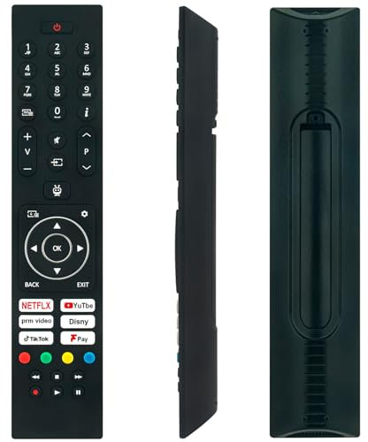RC45137T Replacement Remote Control Fit for EGL 55E23UHDS 32E23HDS1 HD LED Smart TV And work for Logik RC43137 L32SHE22 43FT24CA L32SHE19 L39SHE21 40FT24CA 24HT24CA 32FT24CA