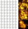 Kimuwote Mini LED Lichter, 60 Stück LED Ballons Lichter Warmweiß,Ballonlichter für Papier Laterne, Hochzeit, Weihnachten, Party, Geburtstag Dekorationen
