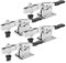 STAHLWERK Knebelklemme TC-90 ST 4er Set mit 90 kg (198 lbs) Spannkraft, robuster Schnellspanner/Senkrechtspanner/Kniehebelspanner aus rostfreiem Stahl