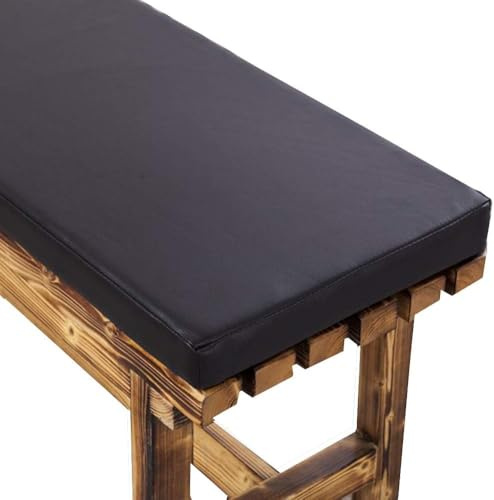 Cuscino per Panca Impermeabile in Pelle PU - 1/2/3 Posti, Spessore 5cm, 80x40 100x40 120x40 Cuscino per Sedia Cucina per Esterno e Interno, Giardino, Terrazza, Cucina e Finestra(Color 1,120x40cm/48x16
