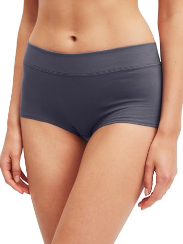 CALIDA Elastic Special Panty Damen, Regular Cut, breiter Softbund Graystone 40-42