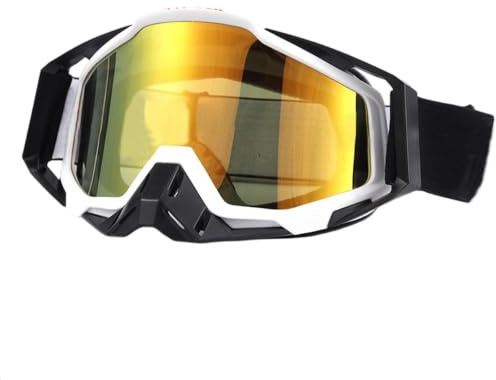 Dexpally Lunette Moto Cross Masque Moto Cross Lunettes Moto Tout Terrain Lunettes Moto Coupe Vent Motocross Goggles pour VTT, Casques Ouverts
