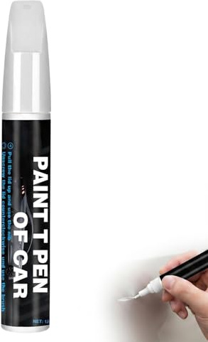 Penna Ritocco Vernice Auto Bianco, Penna Ritocco Carrozzeria, Pennarello Rimuovi Graffi Carrozzeria Professionale, 12ml Vernice Auto per Ritocchi, Riparazione Graffi e Protezione Antiruggine
