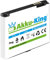 Akku-King Akku kompatibel mit Motorola BC60, BK60 - Li-Ion 900mAh - für Razr V3x, L7, Rokr E8, C261 V1150, SLVR L9, Aura