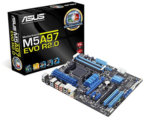Asus M5A97 Evo Mainboard Sockel AM3+ (ATX, AMD 970/SB950, 4X DDR3 Speicher, 6X SATA III, 4X USB 3.0)