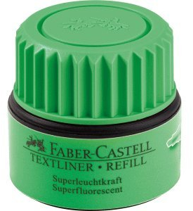 Faber Castell Nachfülltinte für den Textmarker 48 Refill 25ml grün