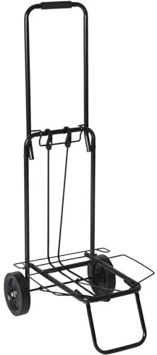 Camp-Gear - Chariot à bagages - Pliable - Acier - 35 kg, Noir