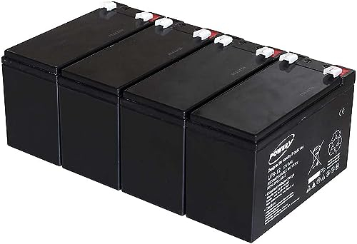 akku-net Blei-Gel-Akku für USV APC RBC24 9Ah 12V (ersetzt auch 7,2Ah / 7Ah), 12V, Lead-Acid