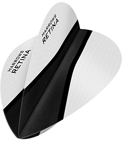 HARROWS retina-x Dart Flights – 10 Sets (30) – 100 micron Extra Stark – Pear – Klar