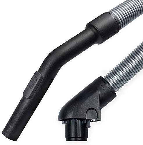 STAUBSAUGERMANUFAKTUR Hochwertiger Schlauch mit Griff (1,8m) - Kompatibel mit Miele S312i - Bestleistung beim Saugen