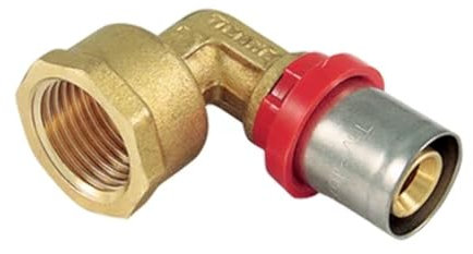 Raccord de presse incurvé F Compact 26 x3,0-3/4 pour tube multicouche à presser