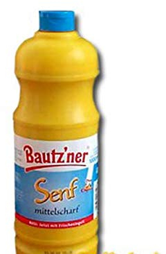 Bautzner Senf - mittelscharf - 1l Spenderflasche
