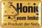 Blechschild 20x30cm gewölbt Honig vom Imker Ein Produkt der Natur Bienenzucht Deko Geschenk Schild
