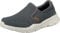 Skechers EQUALIZER 4.0, Men's EQUALIZER 4.0, Grey (Charcoal Mesh/Pu/Orange Trim Ccor), 8.5 UK (42.5 EU)
