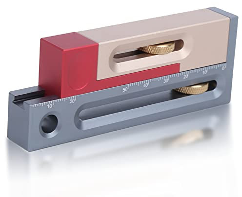 Table Saw Slot Adjuster Regulator Mortise Tenon Measurement Woodworking Tool Movable Measuring Block Sawing Blade Thickness 13mm