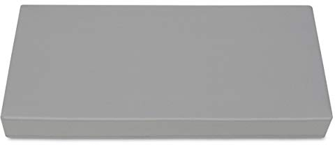 SuperKissen24. Hundebett Hundekissen Hundematratze Tierbett für Hunde - Wasserdicht, Waschbar - 80x40 cm - Grau