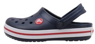 Crocs Unisexe Enfant Crocband Clog K Sabots, Navy/Red, 34/35 EU