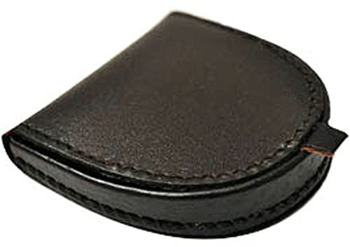Charmoni - Porte Monnaie - Portefeuille - Multi Poches - en Cuir véritable - pour Homme (Chocolat)