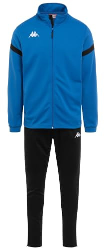 Kappa Dalcito Tuta da ginnastica, Blu / Nero, 8 anni Unisex - Bambini e ragazzi
