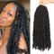 Xtrend 20 pouces Black Butterfly Locs CROCHET CHEILS Long Faux Locs Crochet Pré-boucle Traids Synthétiques Softs Locs Fomen 6Packs 10 Strands/Pack 1B#